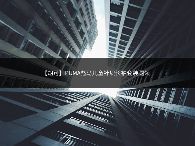 【胡可】PUMA彪马儿童针织长袖套装圆领插图