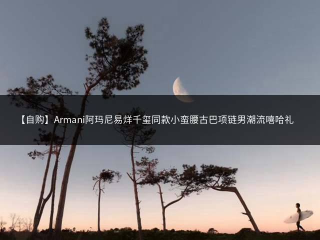 【自购】Armani阿玛尼易烊千玺同款小蛮腰古巴项链男潮流嘻哈礼物插图