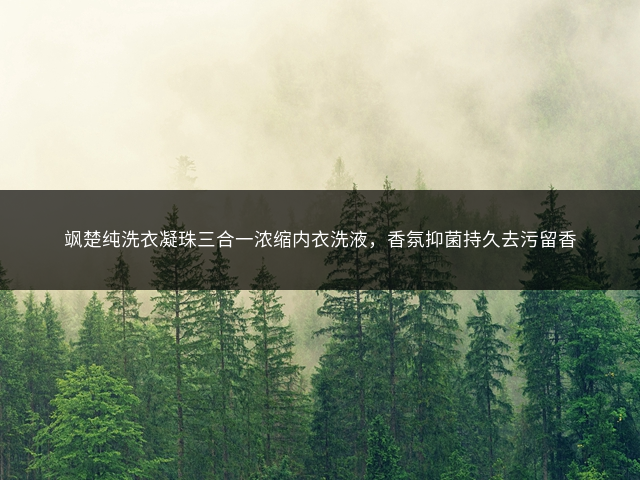 飒楚纯洗衣凝珠三合一浓缩内衣洗液，香氛抑菌持久去污留香插图