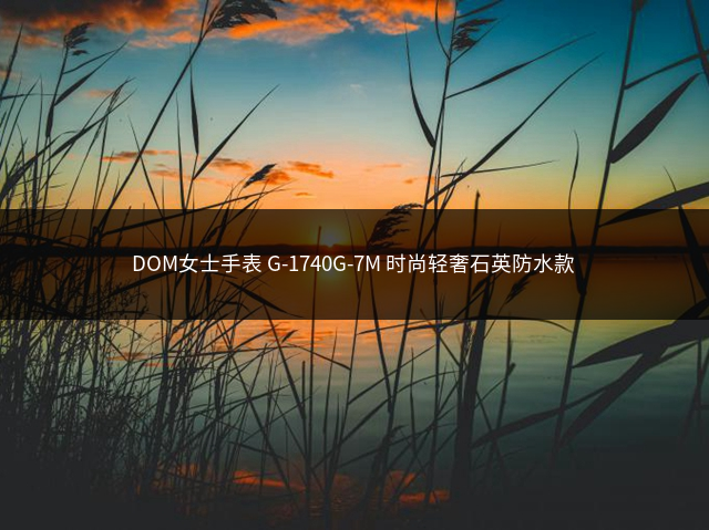 DOM女士手表 G-1740G-7M 时尚轻奢石英防水款插图