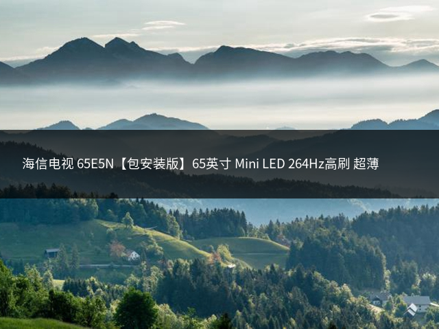 海信电视 65E5N【包安装版】65英寸 Mini LED 264Hz高刷 超薄大屏巨幕北京以旧换新 一级能效插图