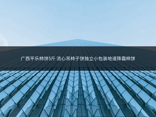 广西平乐柿饼5斤 流心吊柿子饼独立小包装地道降霜柿饼插图